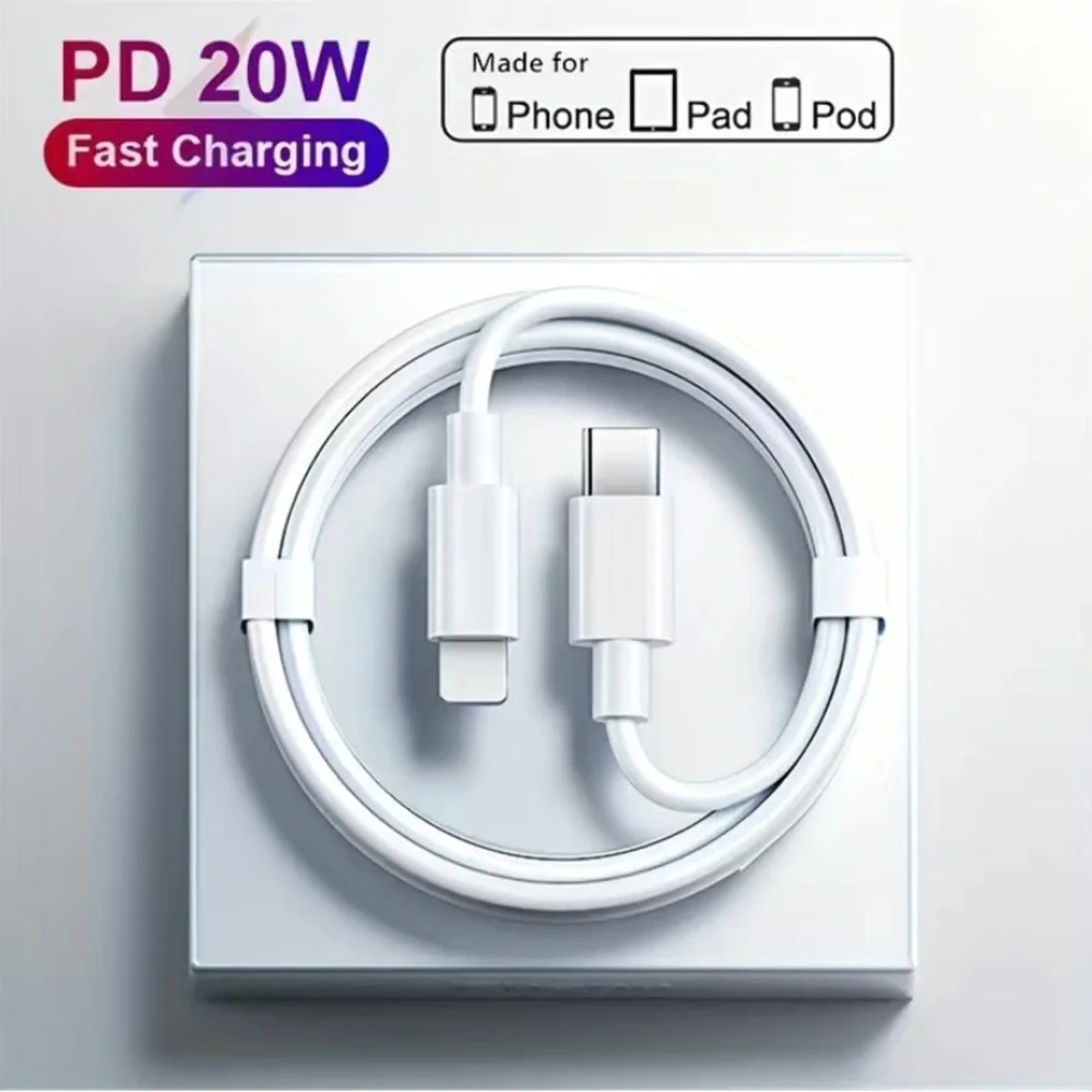 Cable C - to lighting Fast Charger For iPhone 9,10,11,12,13,14 15, pro, max 3F